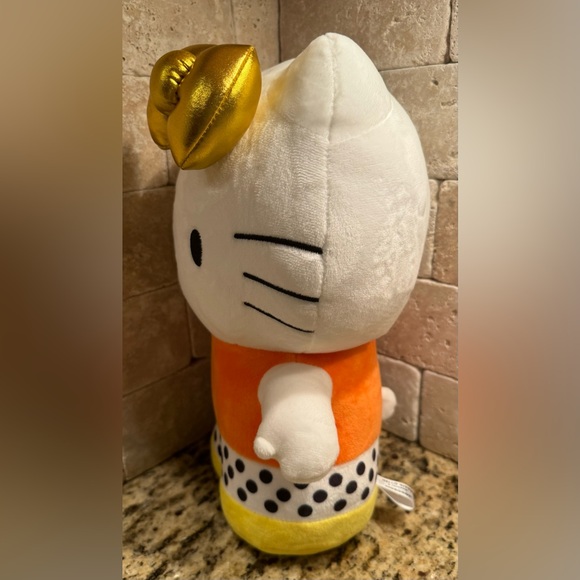 Hello Kitty Halloween Trick or Treat Plush Sanrio Candy Corn Outfit Kidrobot - Picture 9 of 12